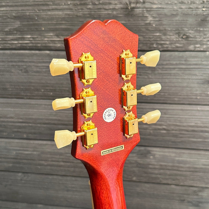 Epiphone Hummingbird Acoustic-Electric Guitar w/ Case - Aged Cherry Sunburst