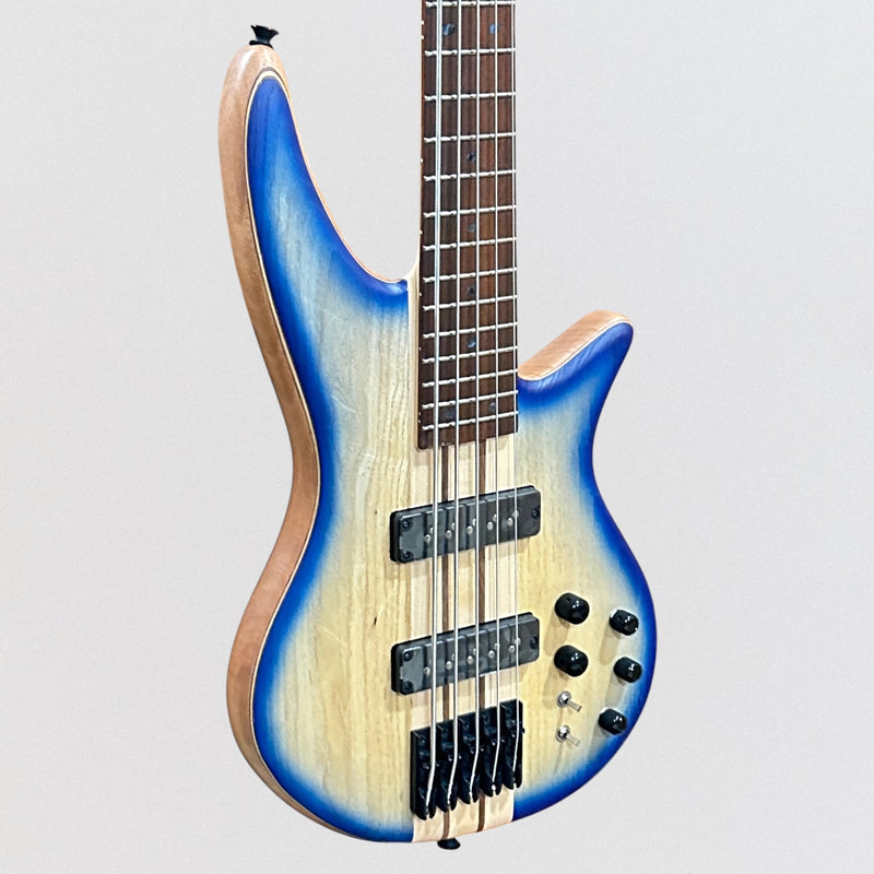Jackson Pro Series Spectra SBA V 5 String Electric Bass Guitar - Blue Burst