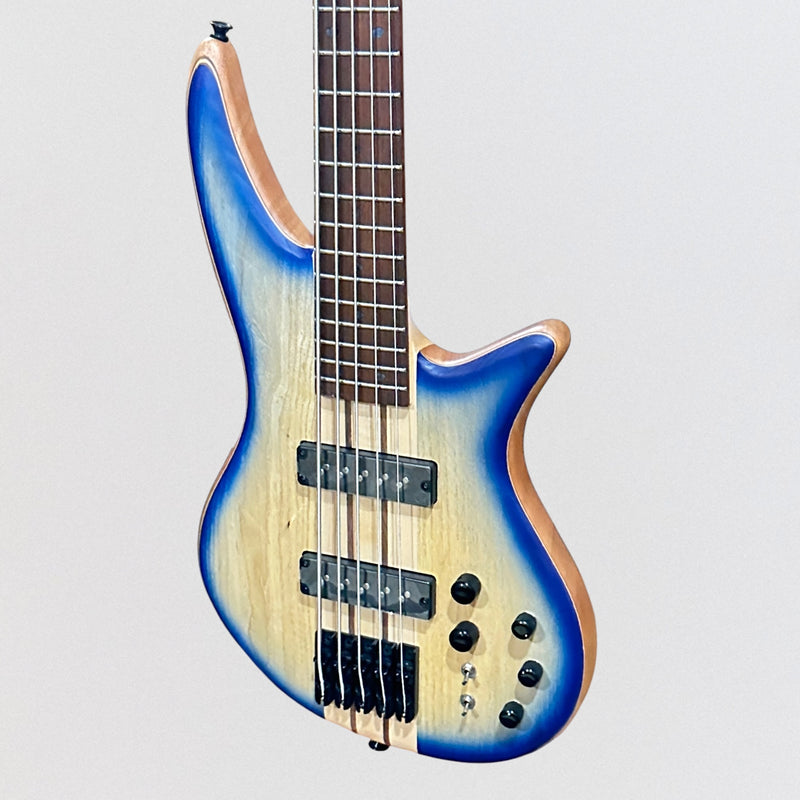 Jackson Pro Series Spectra SBA V 5 String Electric Bass Guitar - Blue Burst