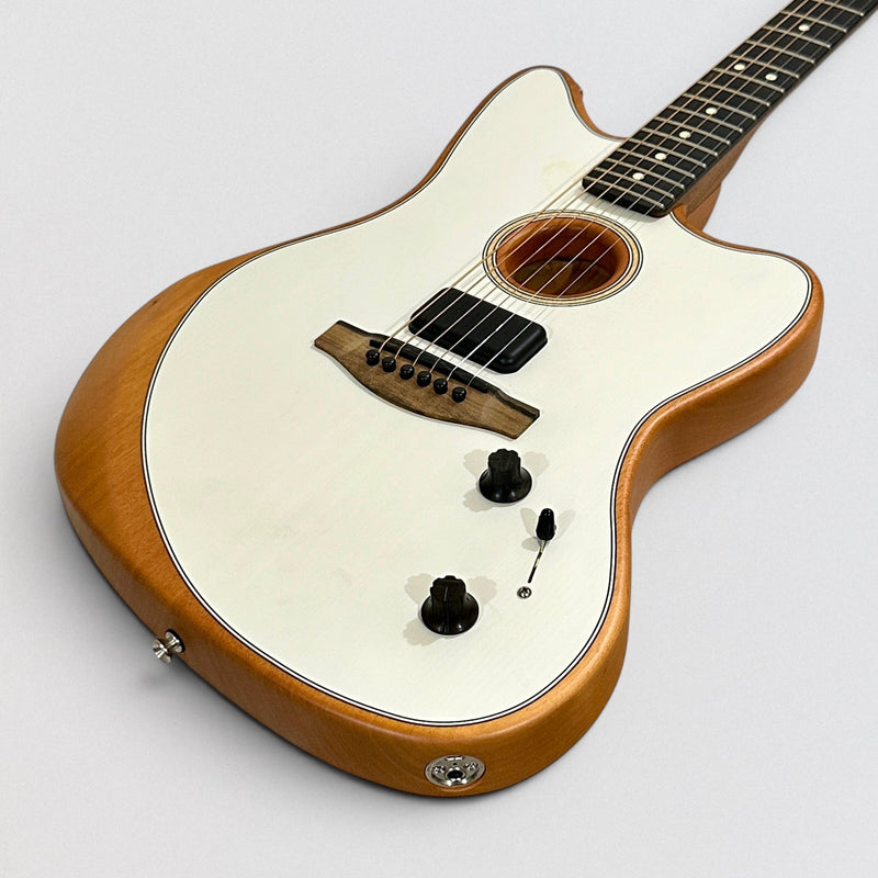 Fender American Acoustasonic Jazzmaster Acoustic-Electric Guitar - Arctic White