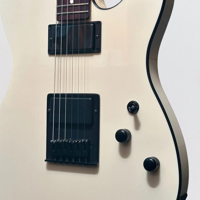 Schecter USA Custom Shop PT HH Electric Guitar - Vintage White