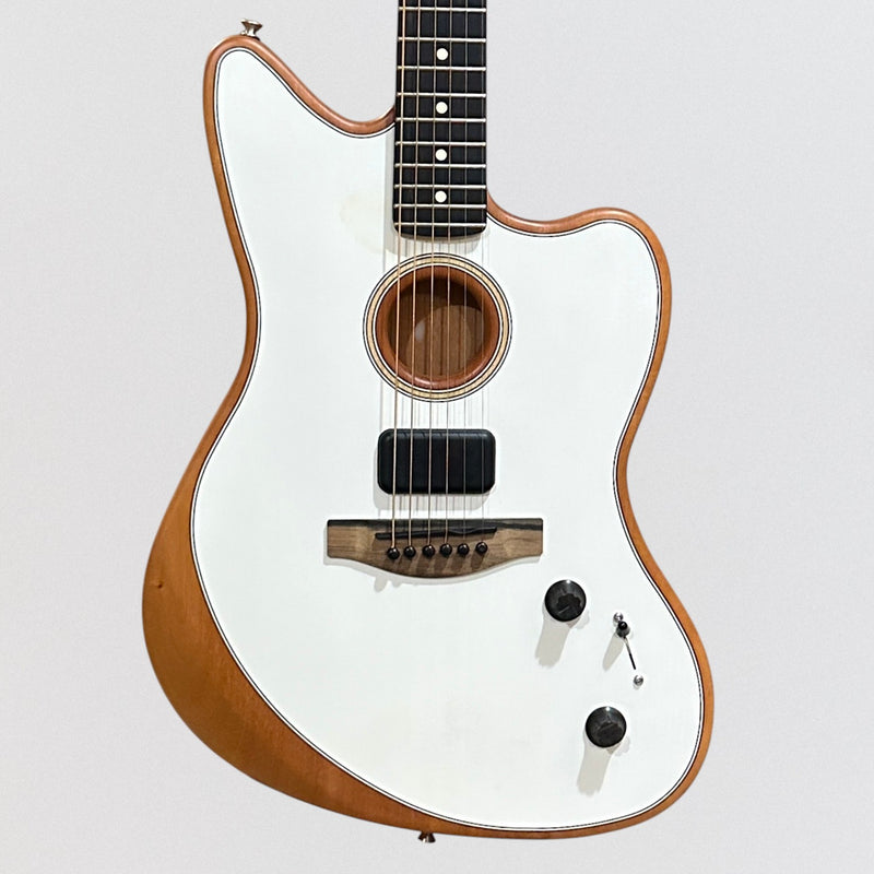 Fender American Acoustasonic Jazzmaster Acoustic-Electric Guitar - Arctic White