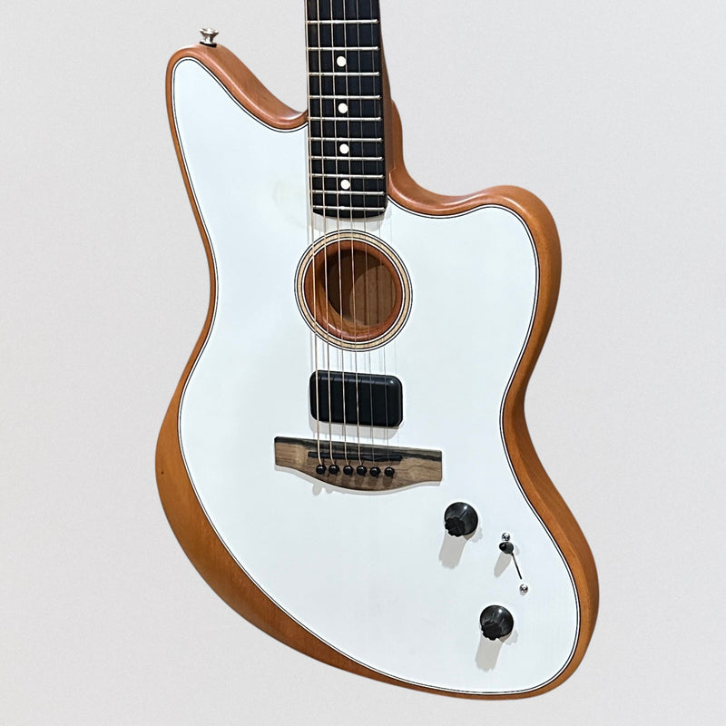 Fender American Acoustasonic Jazzmaster Acoustic-Electric Guitar - Arctic White