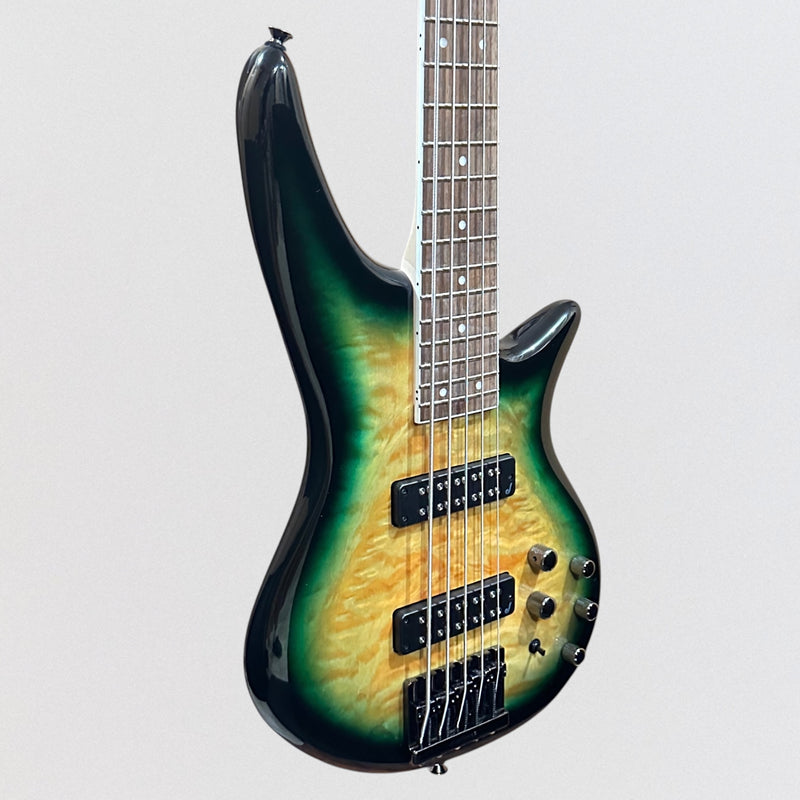 Jackson JS Series Spectra Bass JS3QV 5-String Electric Bass Guitar - Alien Burst