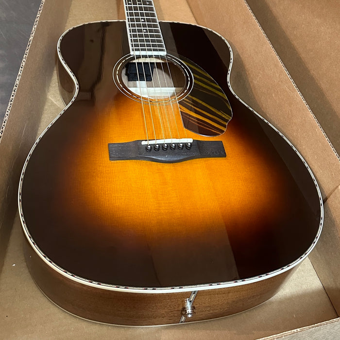 Fender PO-220E Orchestra Acoustic Electric Guitar Sunburst w/ Case