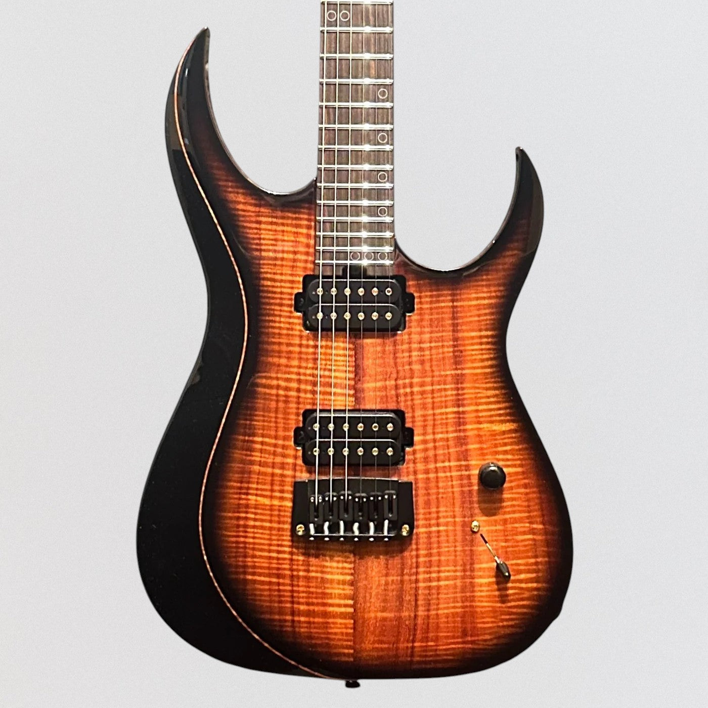 Schecter USA Custom Shop Sunset Extreme Exotic 6 Flamed Koa
