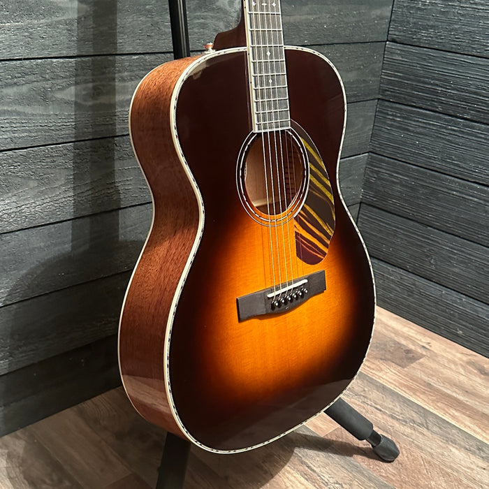 Fender PO-220E Orchestra Acoustic Electric Guitar Sunburst w/ Case