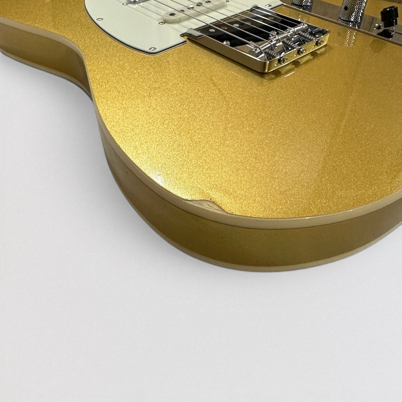 Fender Squier Paranormal Custom Nashville Stratocaster Electric Guitar - Aztec Gold