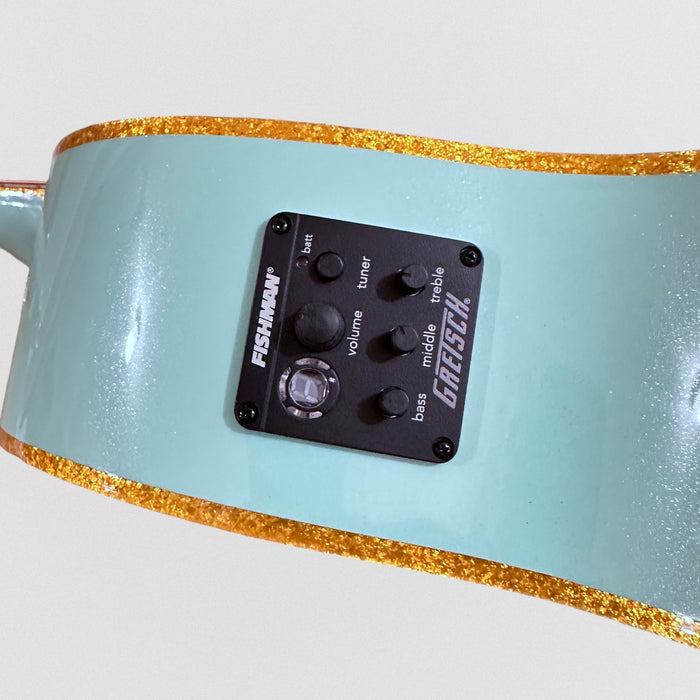 Gretsch G5021WPE Rancher Penguin Parlor Acoustic-Electric Guitar - Mint Metallic