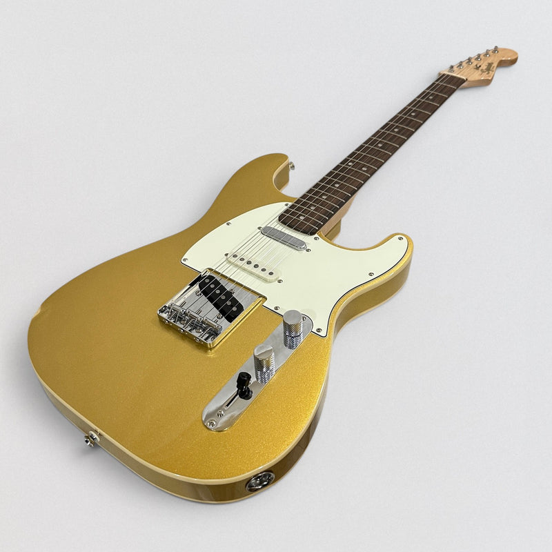 Fender Squier Paranormal Custom Nashville Stratocaster Electric Guitar - Aztec Gold