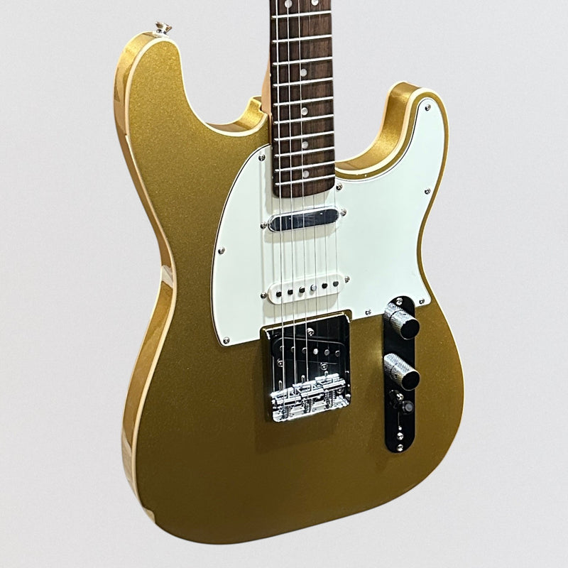 Fender Squier Paranormal Custom Nashville Stratocaster Electric Guitar - Aztec Gold