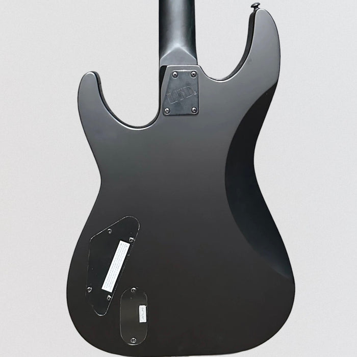 ESP LTD M-4 Black Metal 4 String Electric Bass Guitar - Satin Black