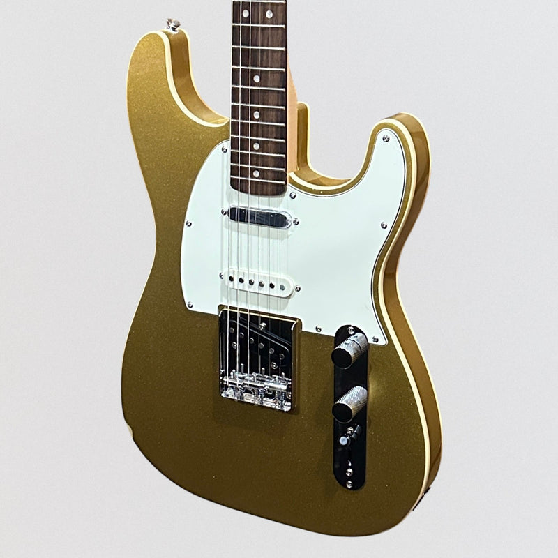 Fender Squier Paranormal Custom Nashville Stratocaster Electric Guitar - Aztec Gold