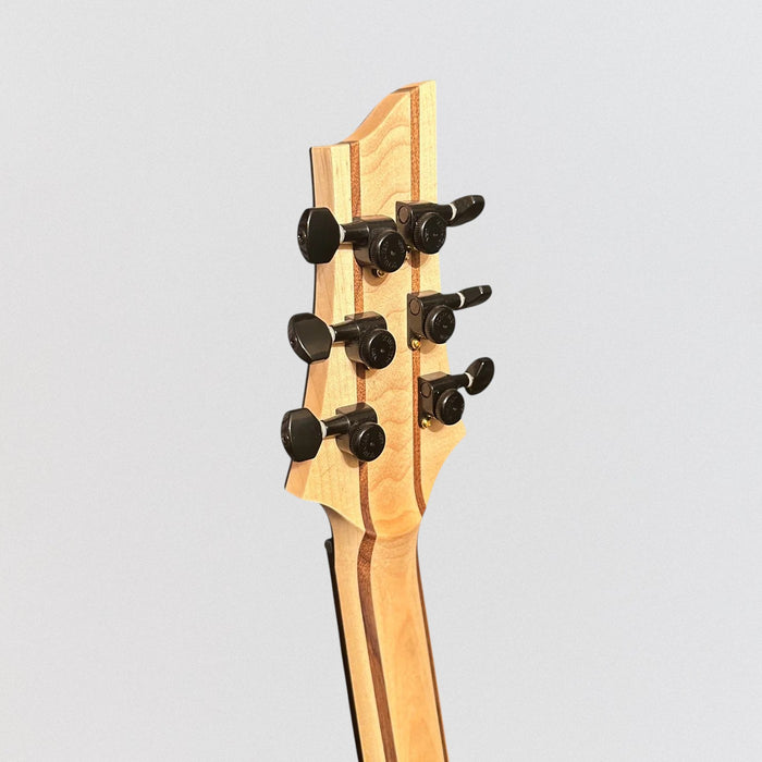 Schecter USA Custom Shop Sunset Extreme Exotic 6 Flamed Koa Electric Guitar - Tabacco Sunburst