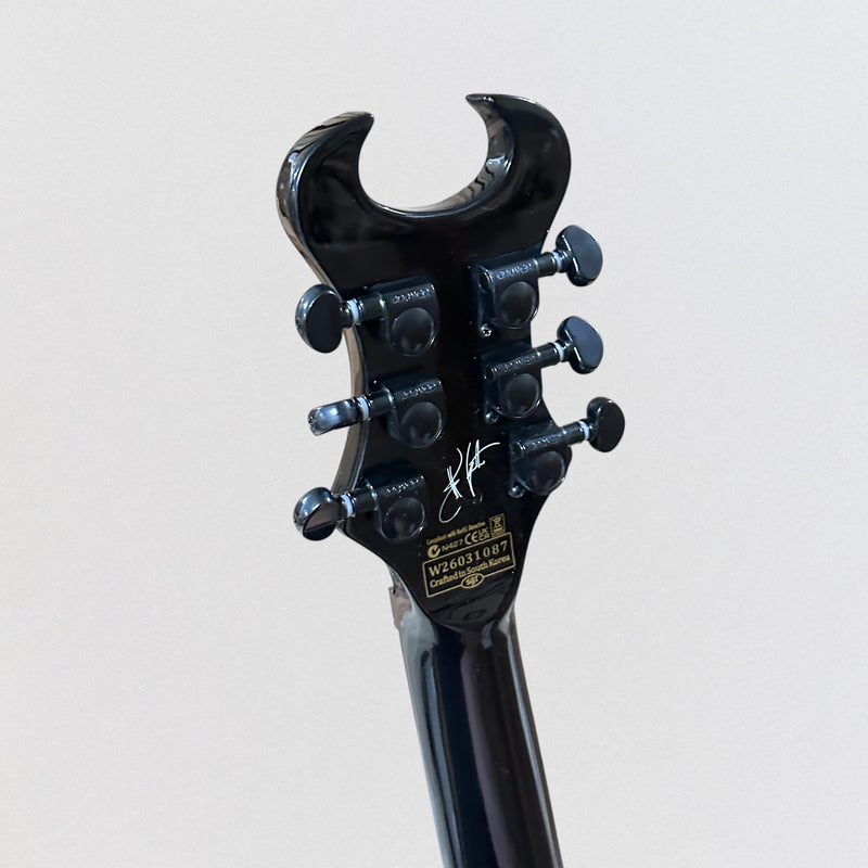 Schecter Synyster Gates Custom-S Electric Guitar - Black Silver Pinstripes