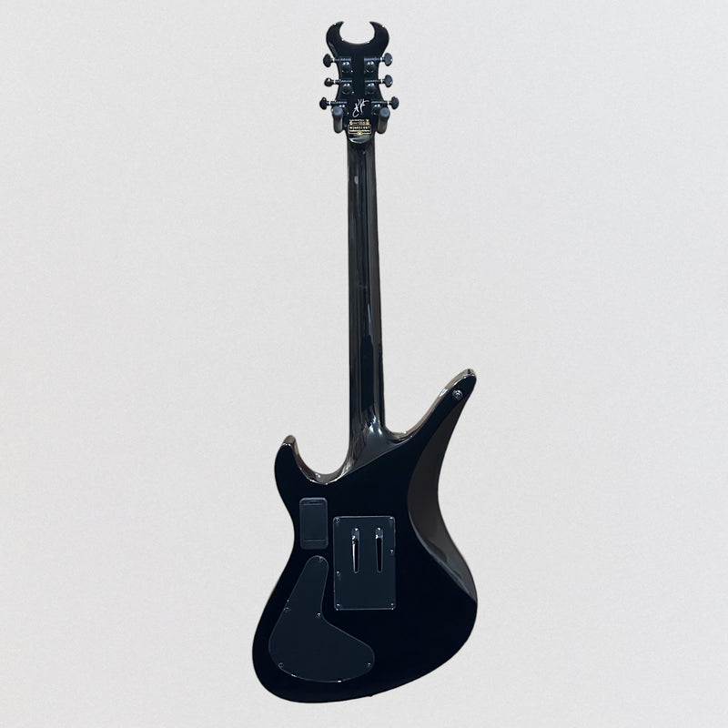 Schecter Synyster Gates Custom-S Electric Guitar - Black Silver Pinstripes