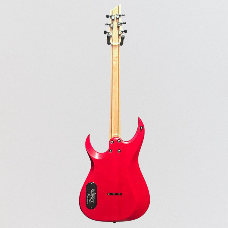 Schecter USA Custom Shop Sunset Extreme 6 Stabilized Top Electric Guitar - Blue/Red
