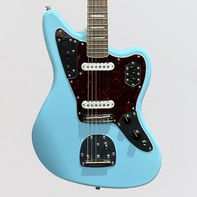 Fender Squier Classic Vibe '70s Jaguar FSR Limited-Edition Electric Guitar - Daphne Blue