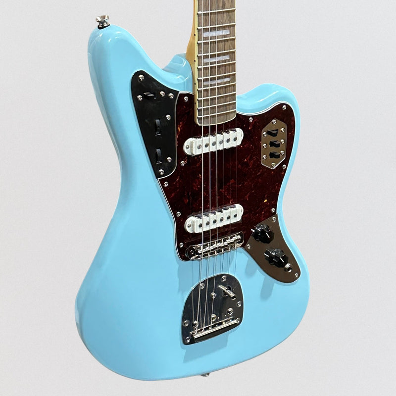 Fender Squier Classic Vibe '70s Jaguar FSR Limited-Edition Electric Guitar - Daphne Blue