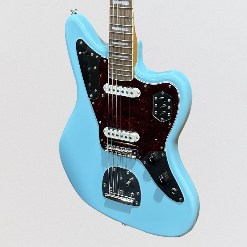Fender Squier Classic Vibe '70s Jaguar FSR Limited-Edition Electric Guitar - Daphne Blue