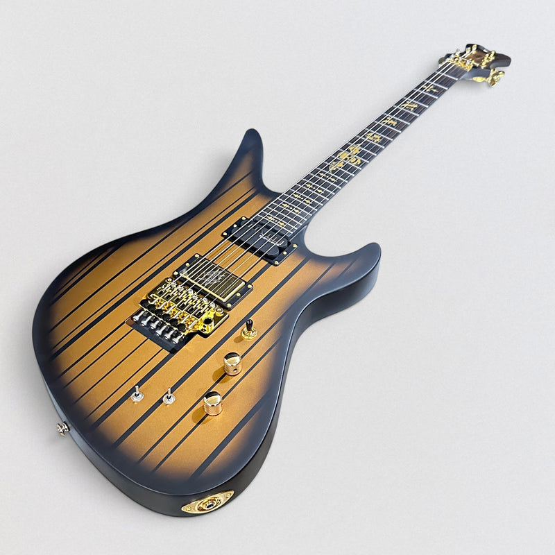Schecter Synyster Gates Custom-S Electric Guitar - Satin Gold Burst