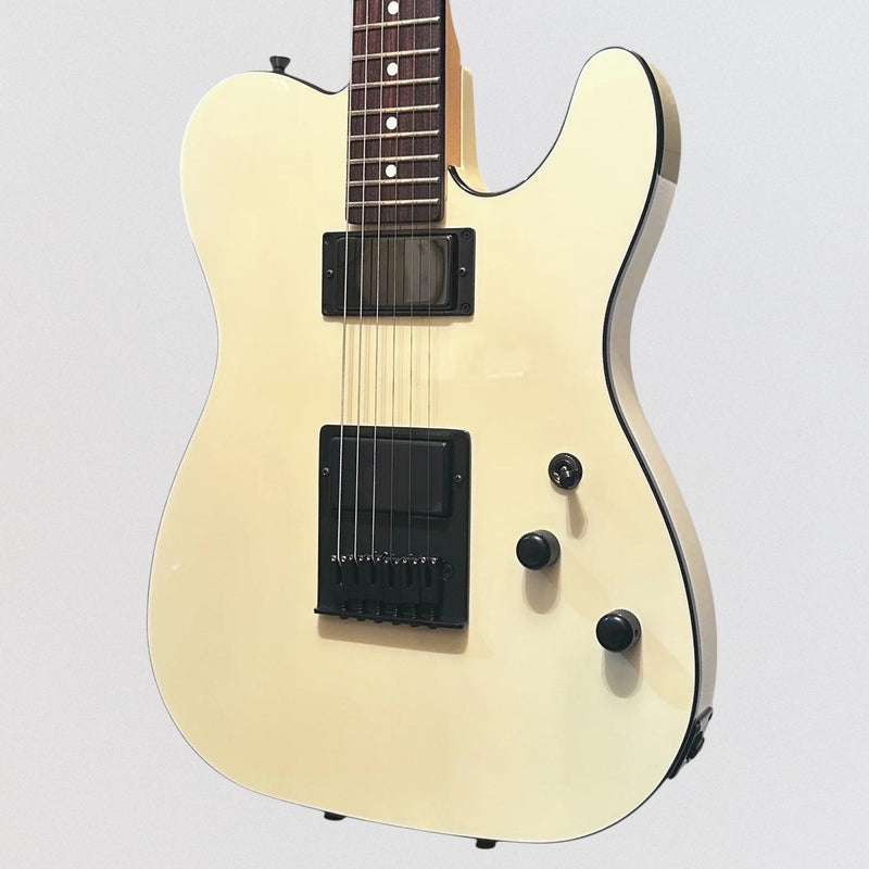 Schecter USA Custom Shop PT HH Electric Guitar - Vintage White