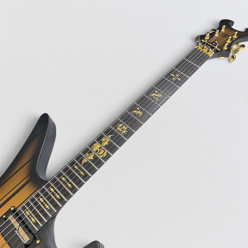 Schecter Synyster Gates Custom-S Electric Guitar - Satin Gold Burst