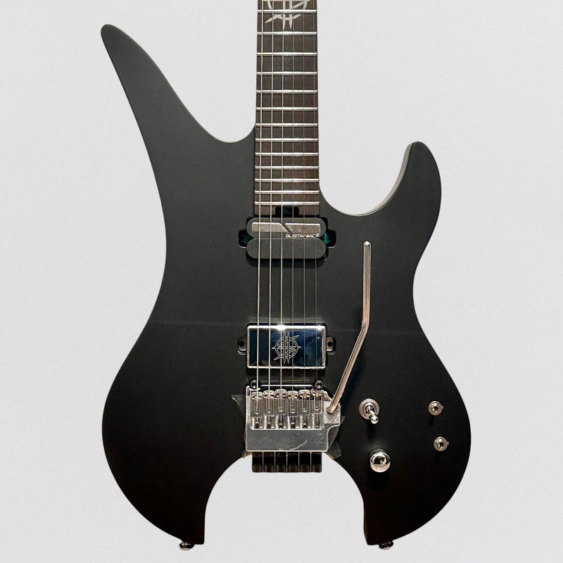 Schecter Synyster Gates Custom-6 TR-S Signature Headless Electric Guitar - Satin Black