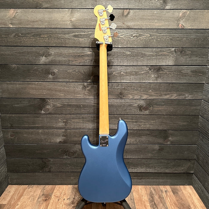 Fender American Performer Precision P Bass USA 4 String Electric Bass Guitar Blue