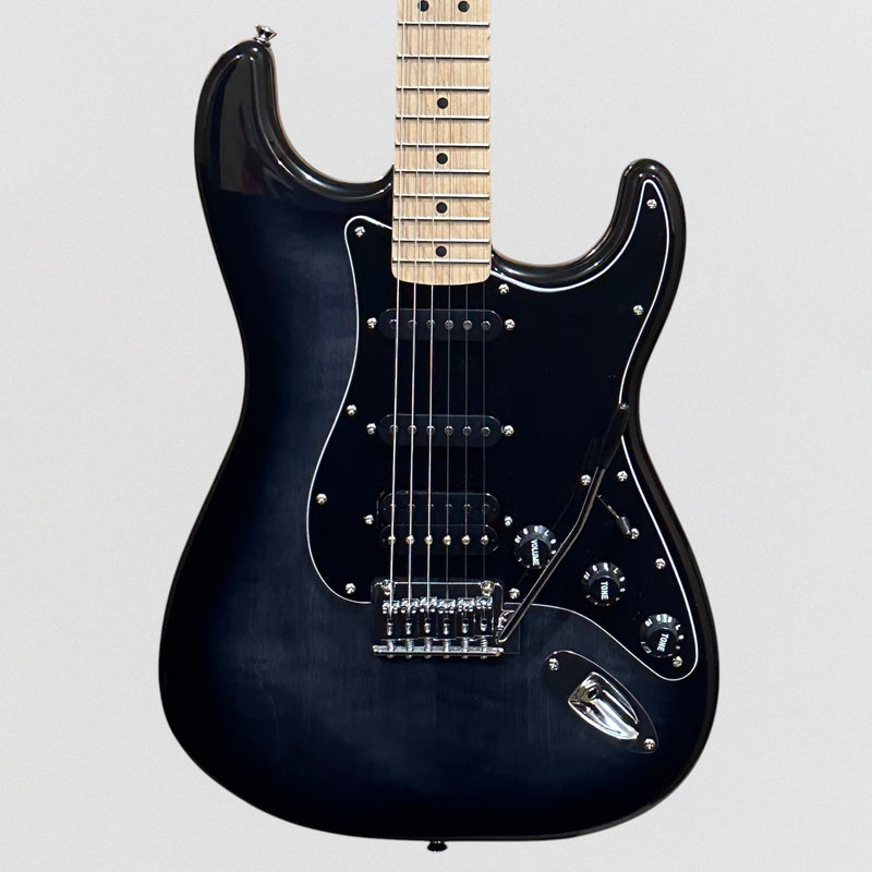 Fender Squier Affinity Series Stratocaster FMT HSS Electric Guitar - Black Burst