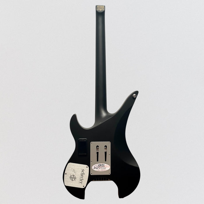 Schecter Synyster Gates Custom-6 TR-S Signature Headless Electric Guitar - Satin Black