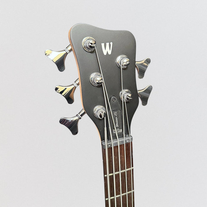 Warwick RockBass Streamer LX 5 String Electric Bass Guitar - Gloss White