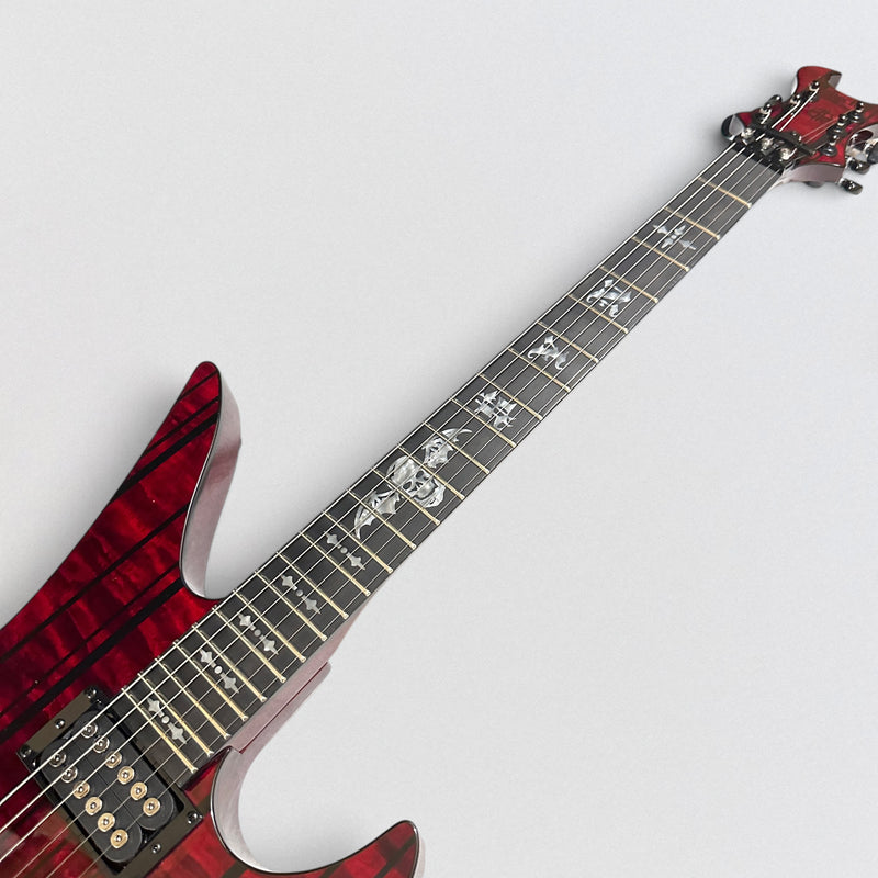 Schecter Synyster Gates Standard Plus Electric Guitar - Transparent Deep Red