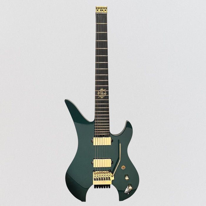 Schecter Synyster Gates Custom-7 TR Signature Headless Electric Guitar - Oak Green Metallic