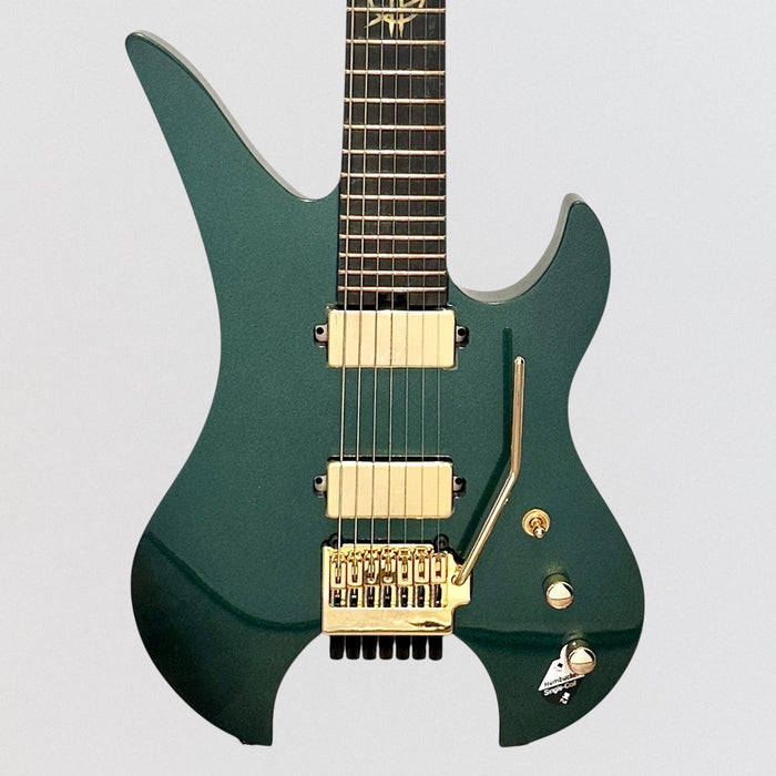 Schecter Synyster Gates Custom-7 TR Signature Headless Electric Guitar - Oak Green Metallic