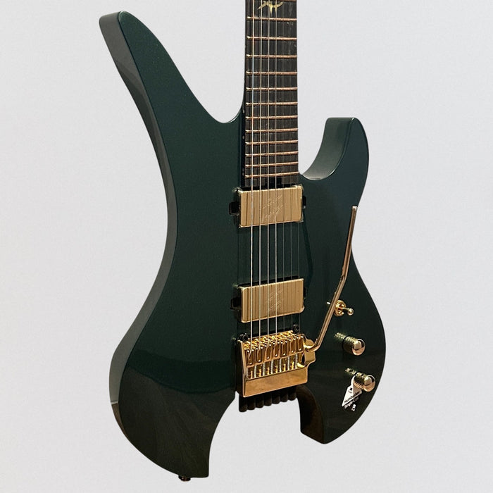 Schecter Synyster Gates Custom-7 TR Signature Headless Electric Guitar - Oak Green Metallic