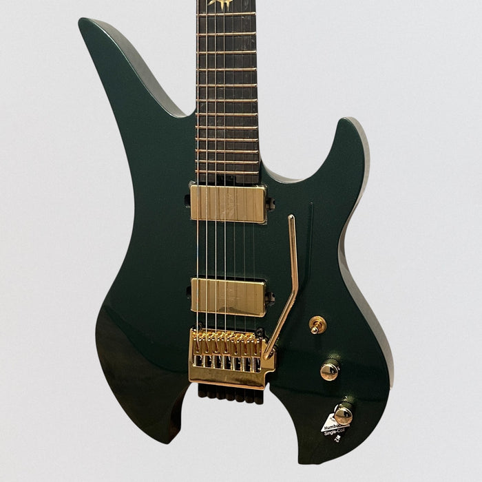 Schecter Synyster Gates Custom-7 TR Signature Headless Electric Guitar - Oak Green Metallic
