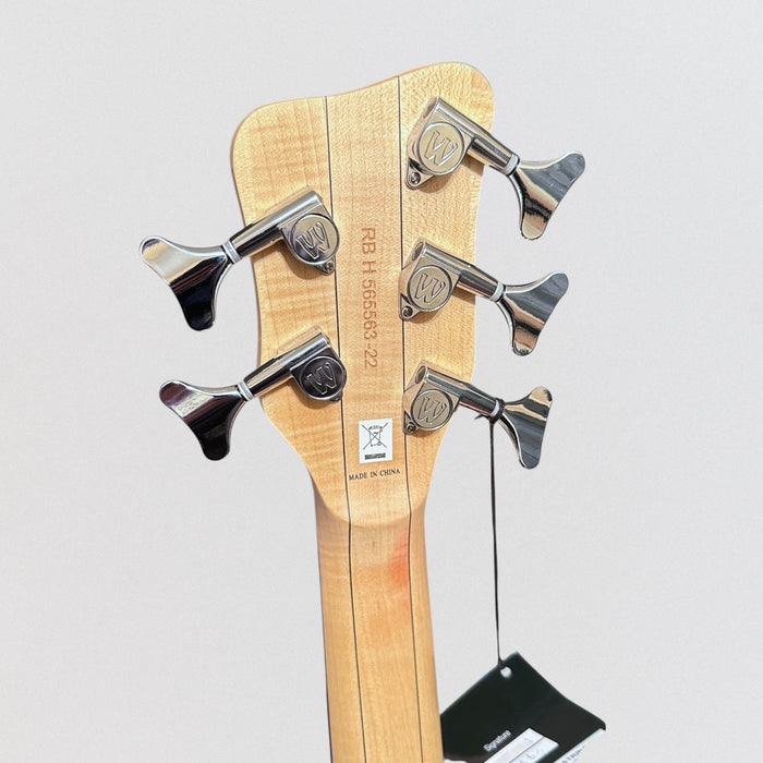 Warwick Rockbass Fortress 5-String Electric Bass Guitar - Honey Violin Transparent Satin