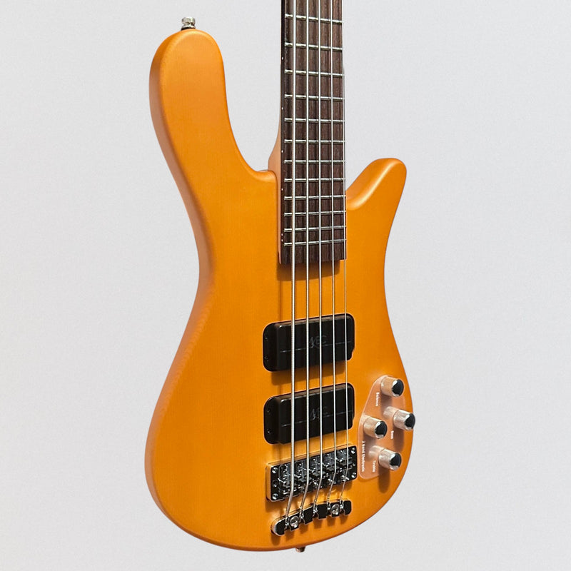 Warwick Rockbass Streamer Standard 5-String Electric Bass Guitar - Honey Violin