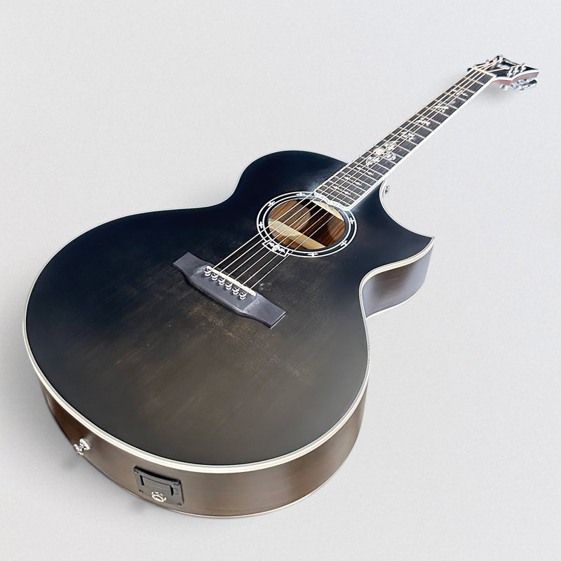 Schecter Synyster Gates Jumbo Acoustic-Electric Guitar - Transparent Black Burst Satin