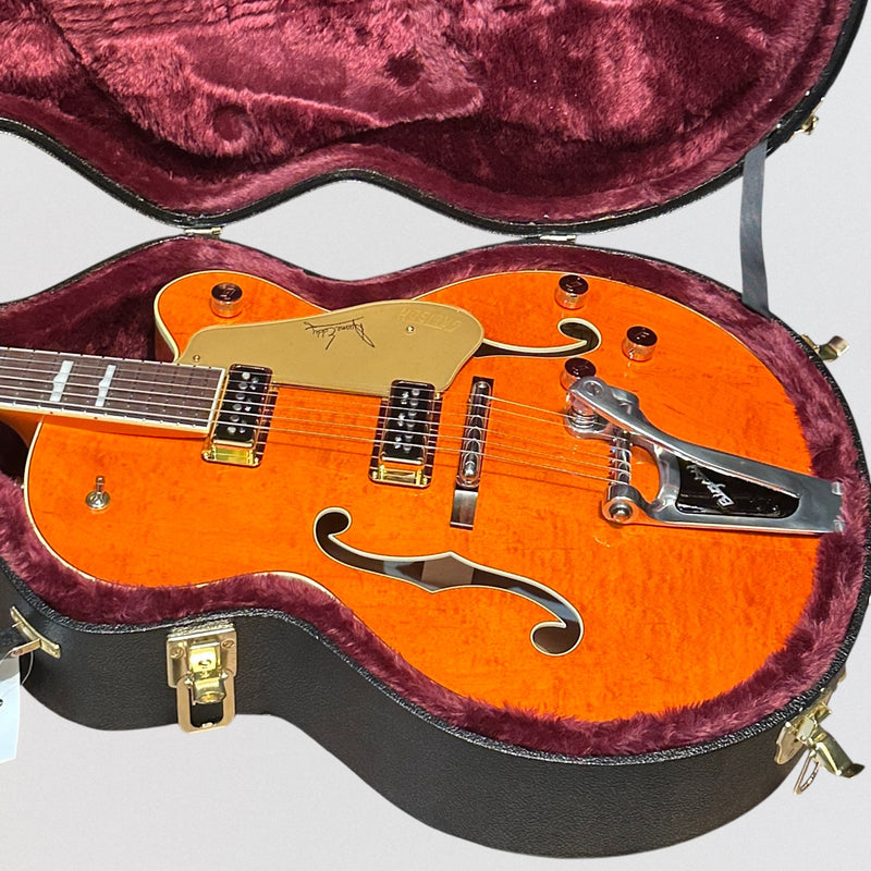 Gretsch G6120DE Duane Eddy Hollow Body Bigsby MIJ Electric Guitar - Desert Sunrise Lacquer