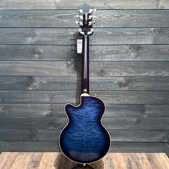 Gretsch G5655TQM Electromatic Center Block Jr Maple Semi Hollow Body Electric Guitar w/ Bigsby - Hudson Sky