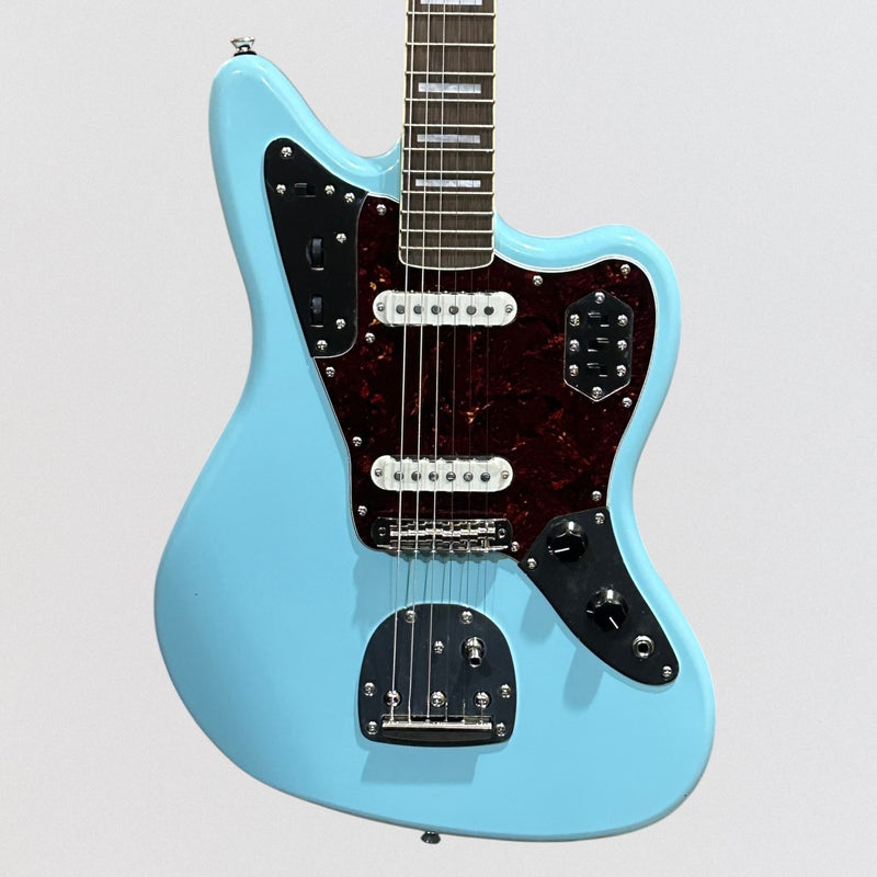 Fender Squier Classic Vibe '70s Jaguar FSR Limited-Edition Electric Guitar - Daphne Blue