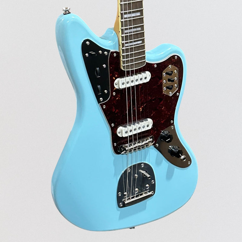 Fender Squier Classic Vibe '70s Jaguar FSR Limited-Edition Electric Guitar - Daphne Blue