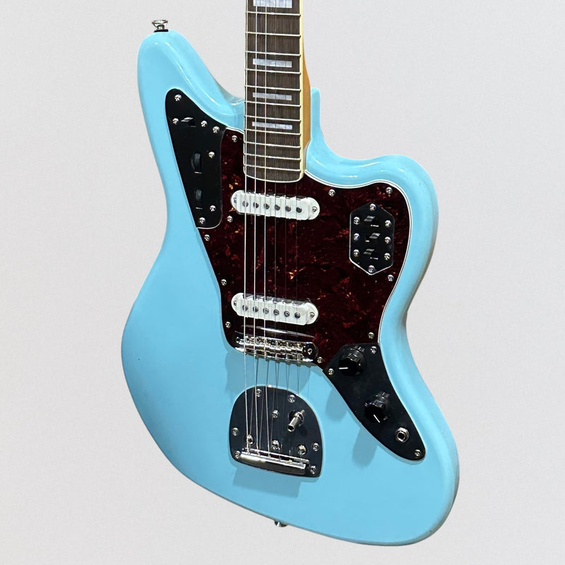 Fender Squier Classic Vibe '70s Jaguar FSR Limited-Edition Electric Guitar - Daphne Blue