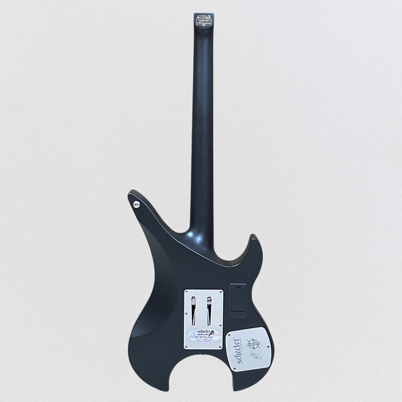 Schecter Synyster Gates Custom-6 TR-S Headless Left-Handed Electric Guitar - Satin Black