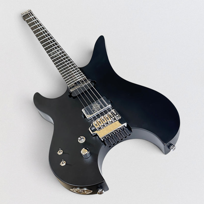 Schecter Synyster Gates Custom-6 TR-S Headless Left-Handed Electric Guitar - Satin Black