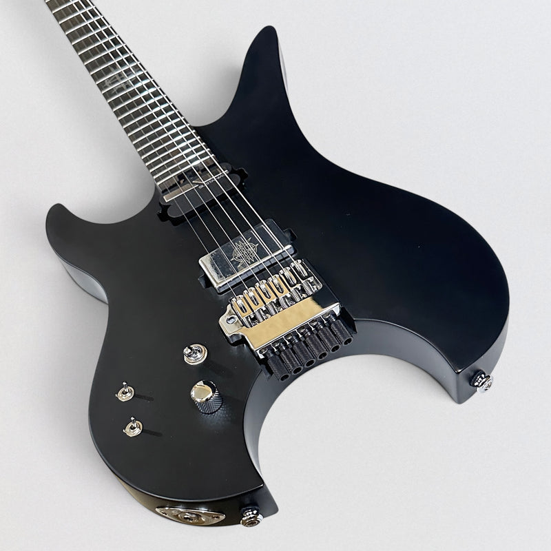Schecter Synyster Gates Custom-6 TR-S Headless Left-Handed Electric Guitar - Satin Black