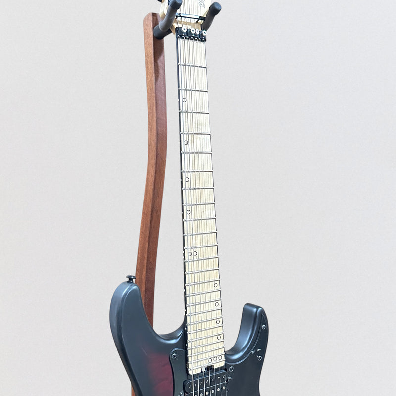 Schecter Miles Dimitri Baker 7 FR Electric Guitar - Crimson Red Burst Satin