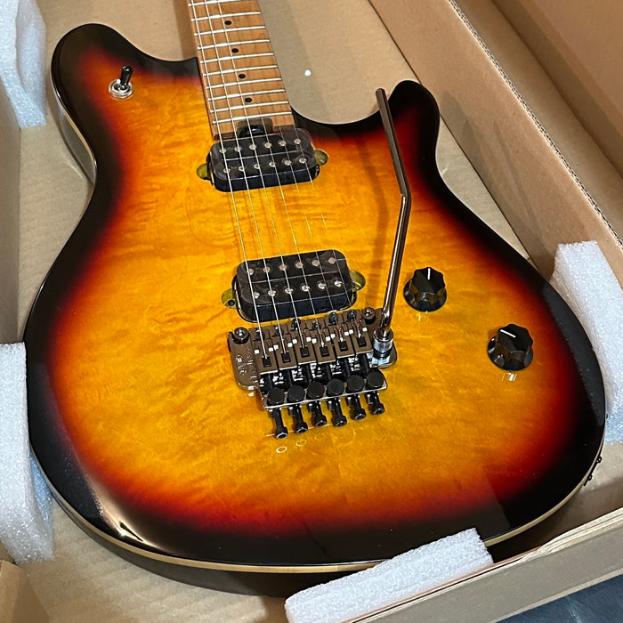 EVH Wolfgang WG Standard QM Electric Guitar - 3 Tone Sunburst